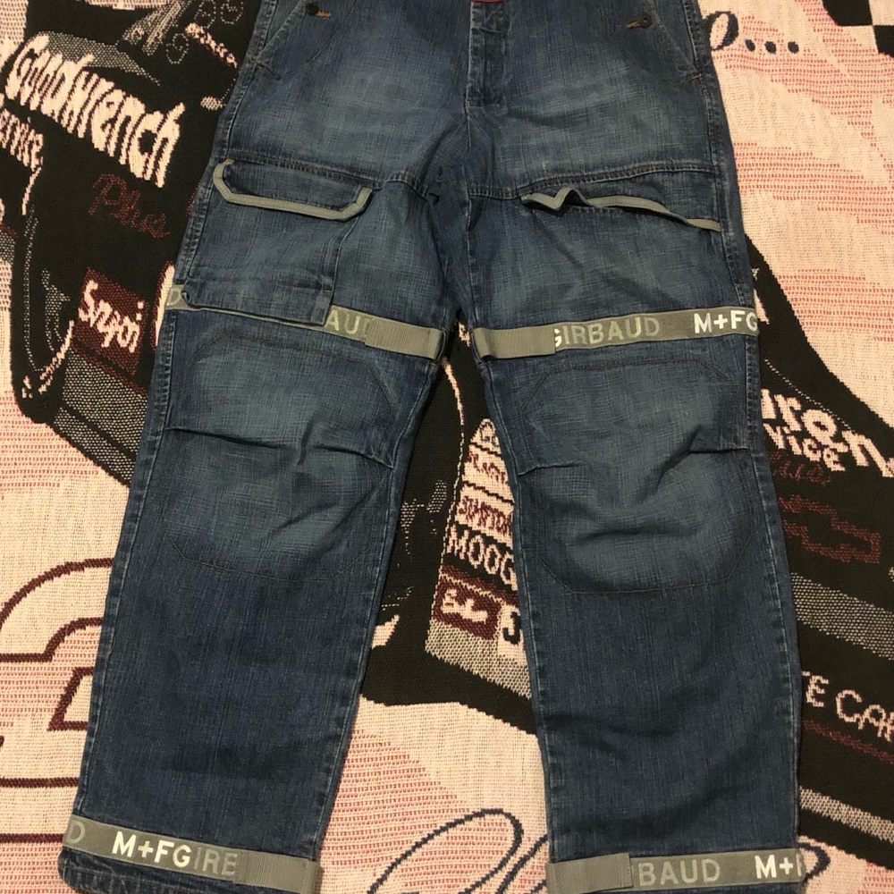 Marithe Francis gurbaud tape jeans